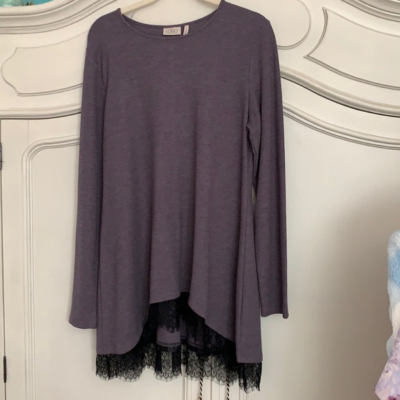 LOGO long sleeve tunic